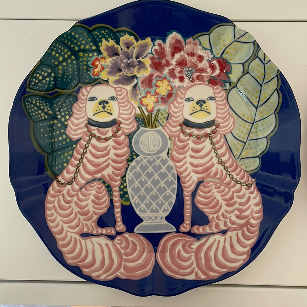 EUC Anthropologie set of 2 salad plates